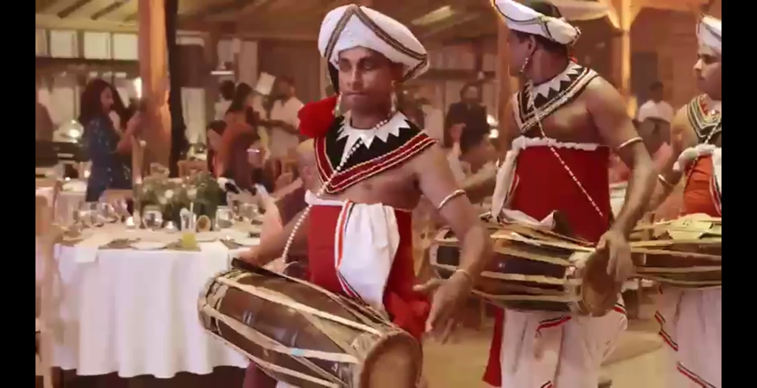 Cultural Evening Performance — Traditional Sri Lankan Drummers