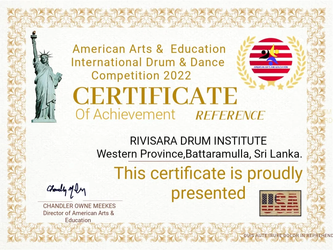 American Arts & Education International Drum & Dance Competition 2022